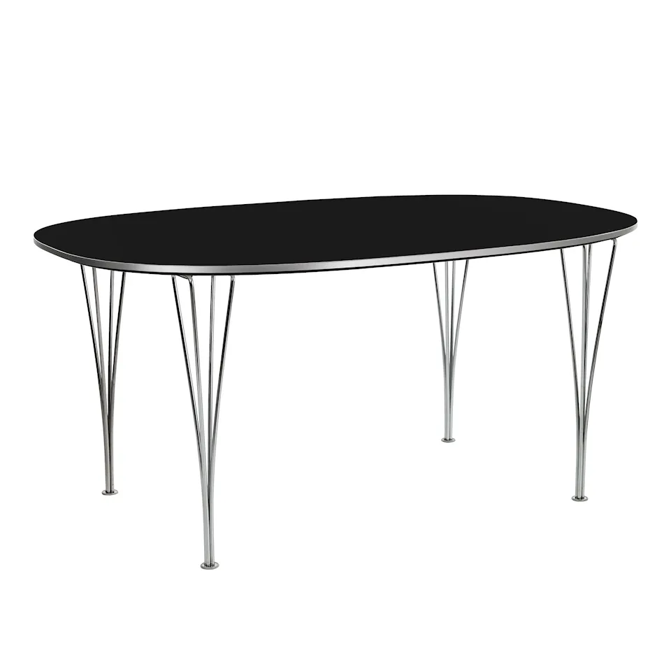 B614 Superellips matbord 120 x 240 cm