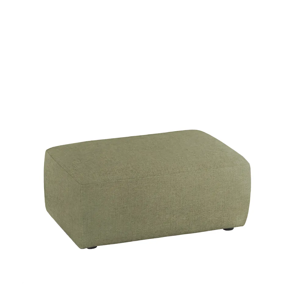 Brick ottoman fotpall shadow green 06