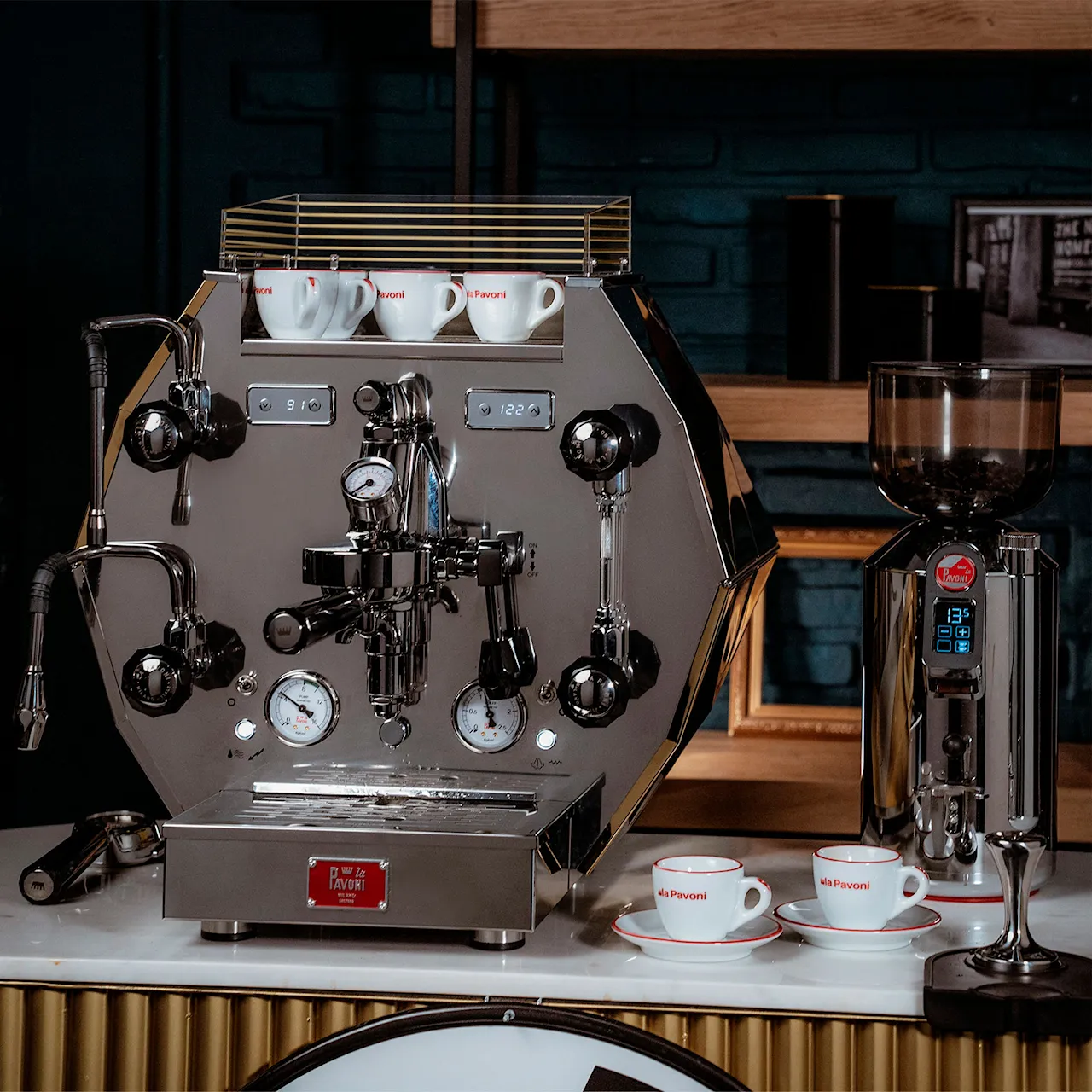 Diamante semiprofessionell espressomaskin