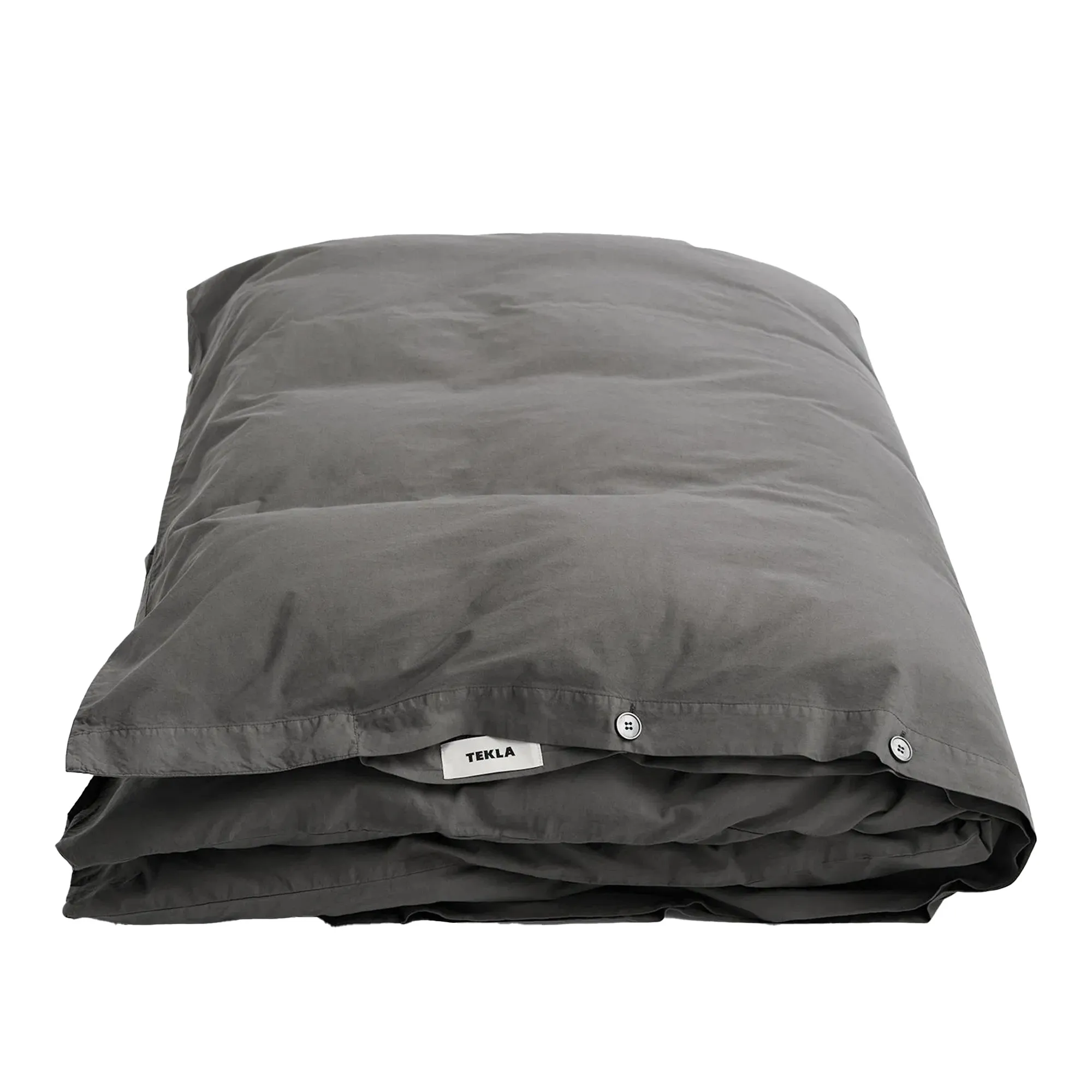 Percale Solid Dark Taupe påslakan - 1