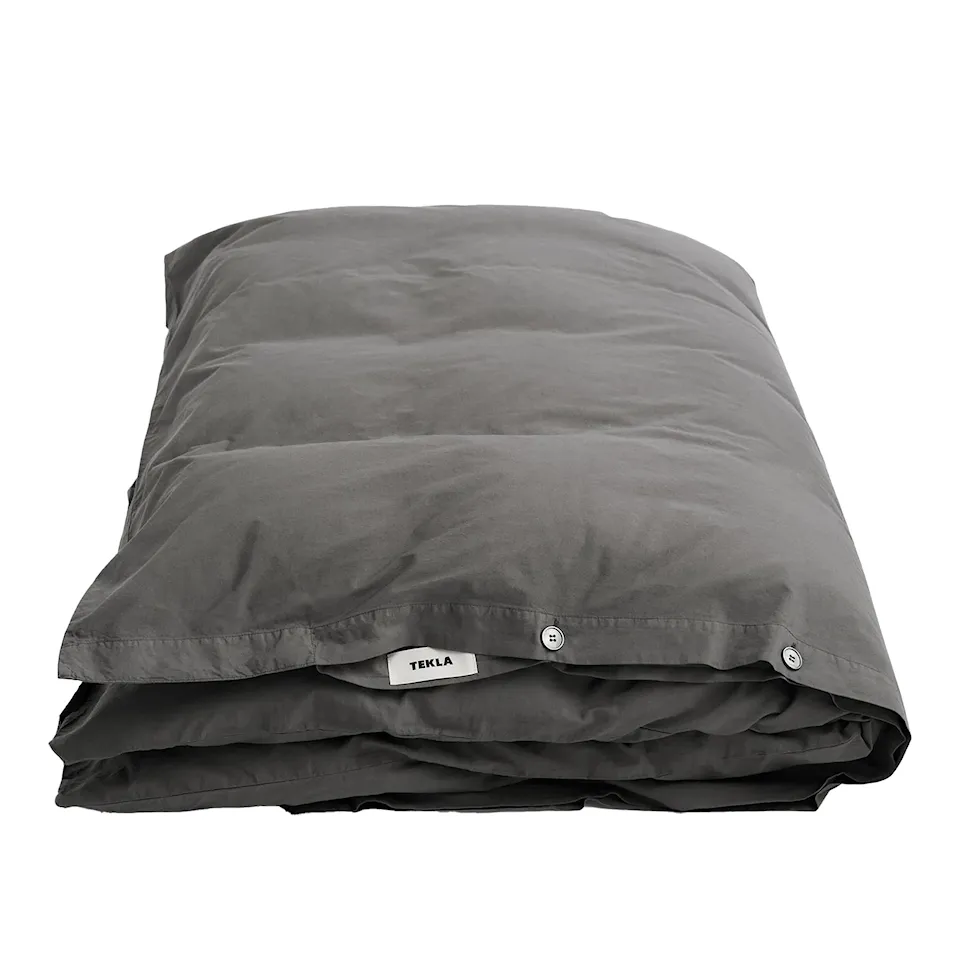 Percale Solid Dark Taupe påslakan