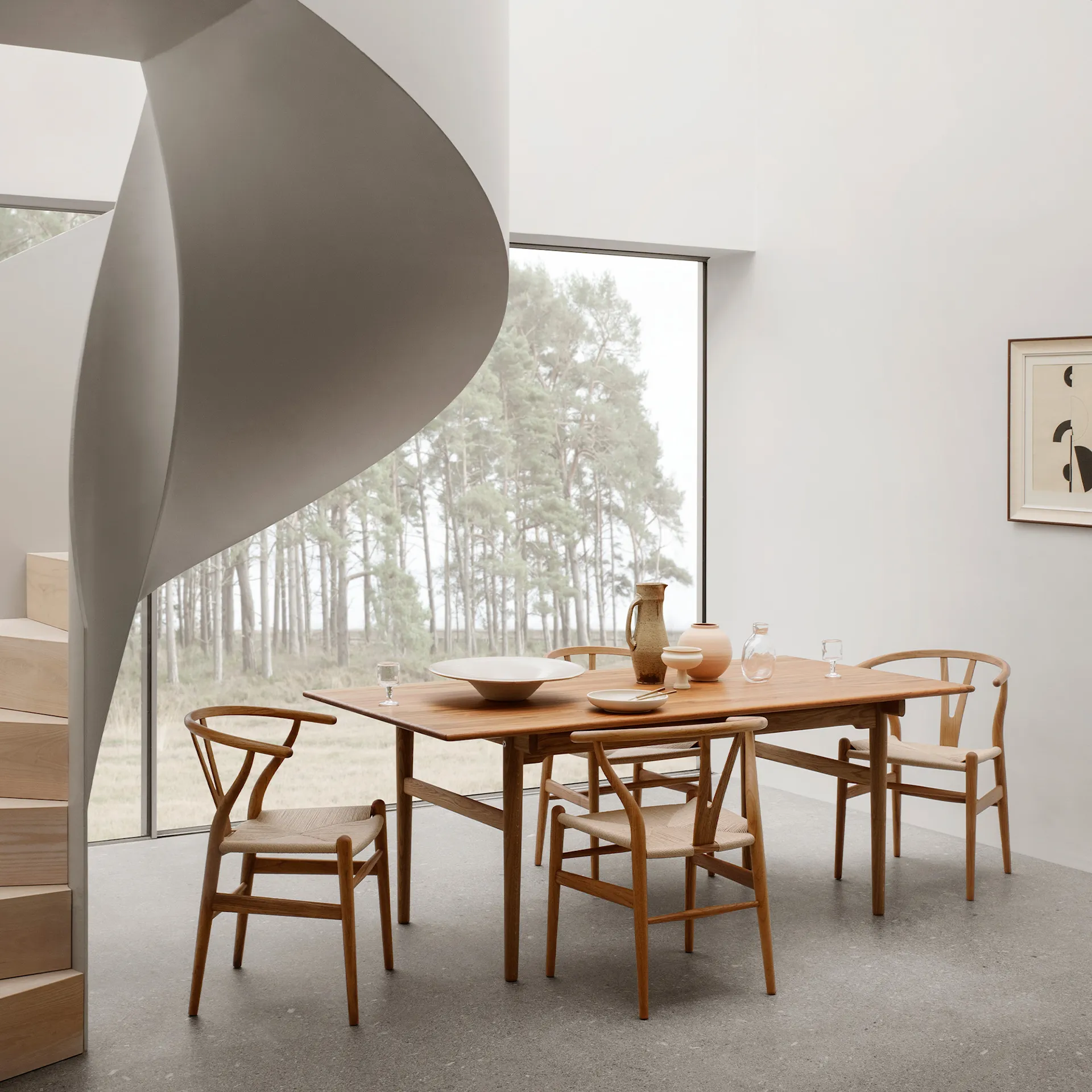 CH24 Y-stolen - Teak - Carl Hansen - Hans J. Wegner - NO GA