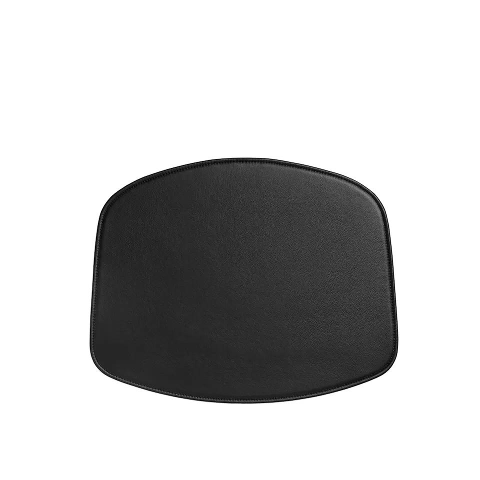 Seat Pad About A Chair Leather Black - Utan Armstöd