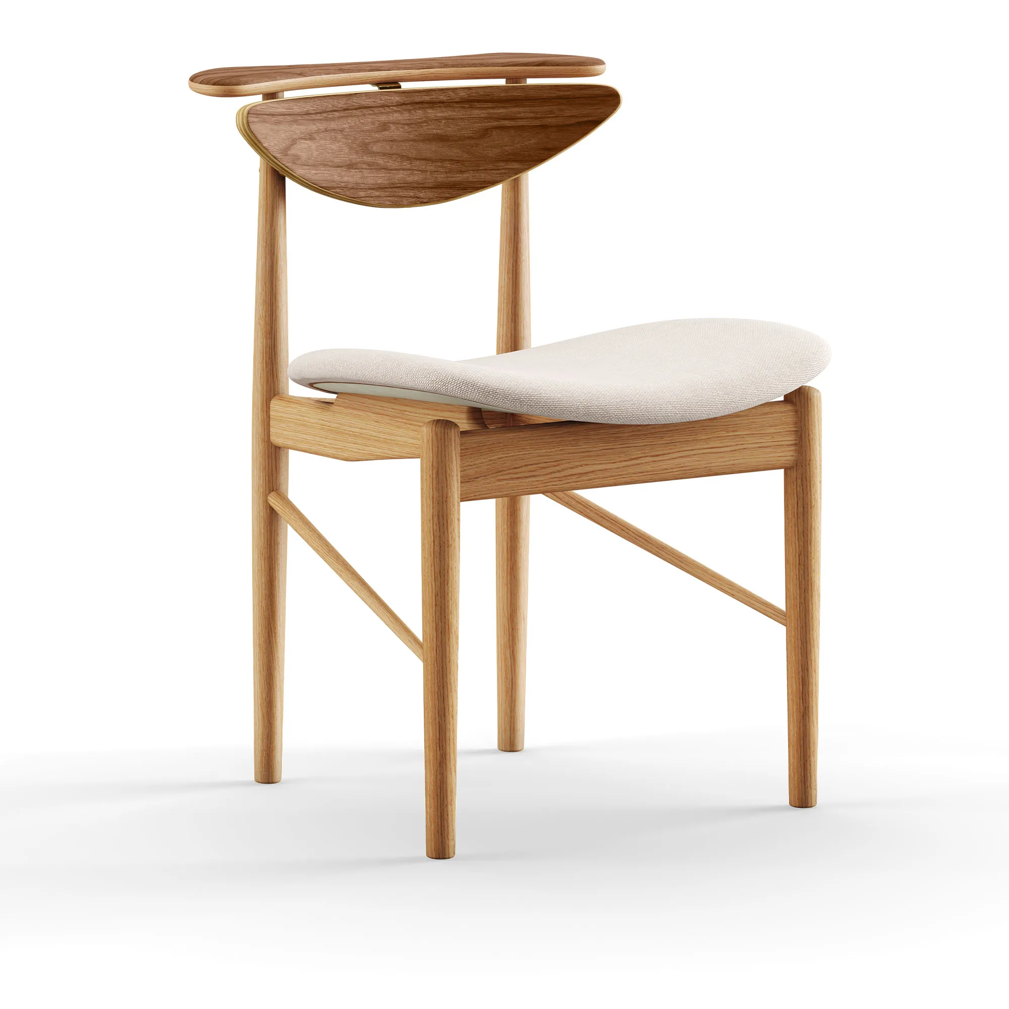 Reading stol Oak/Walnut - 1