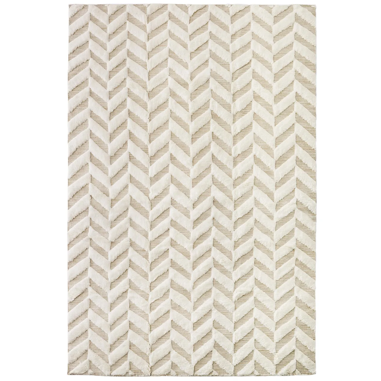 Herringbone 200x300 - White