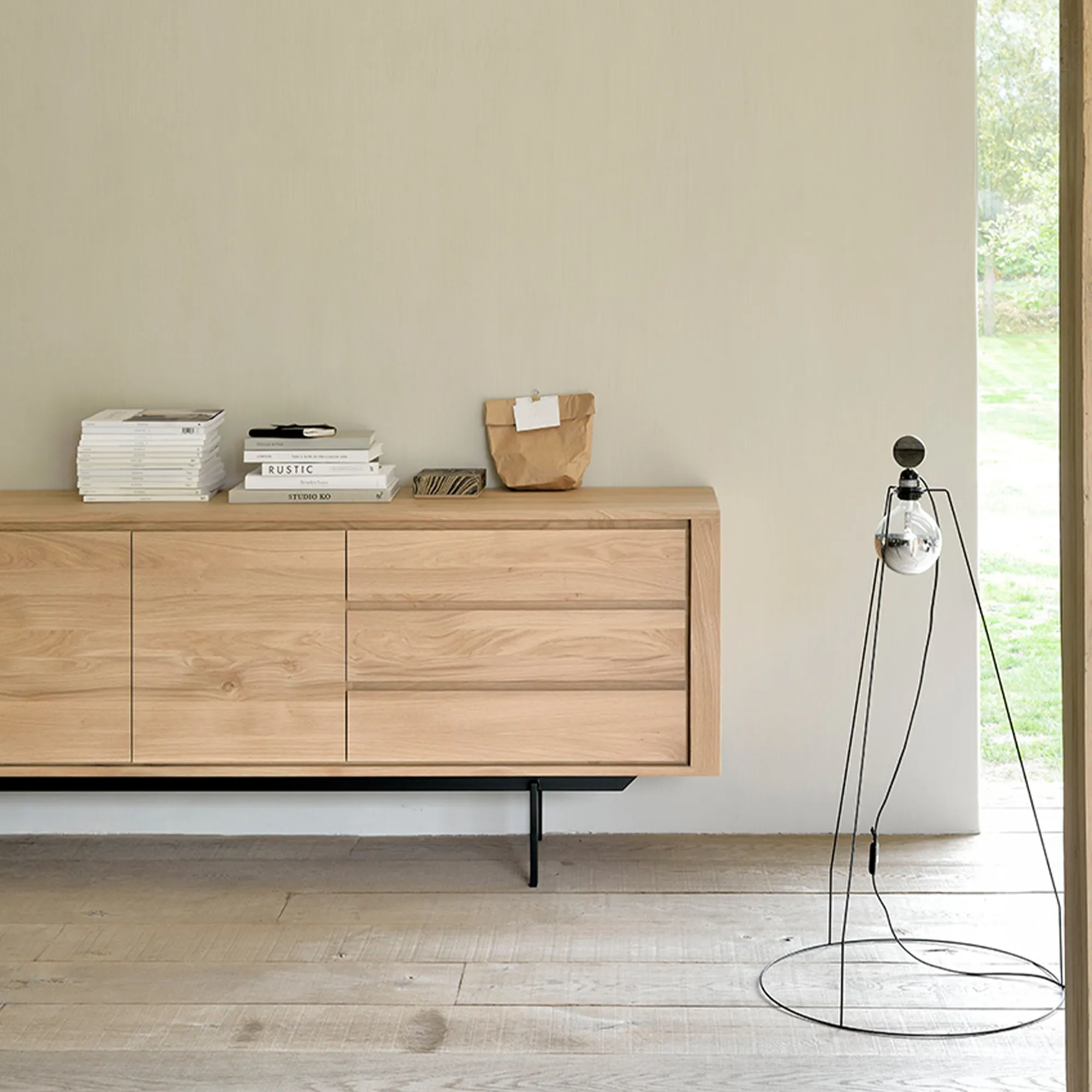 Oak Shadow Sideboard - 5