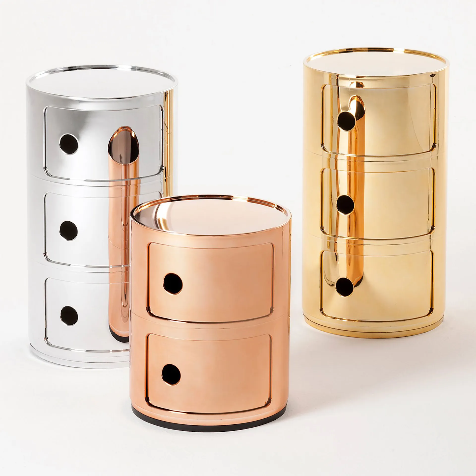 Componibili Metallic 2 - Kartell - Anna Castelli Ferrieri  - NO GA