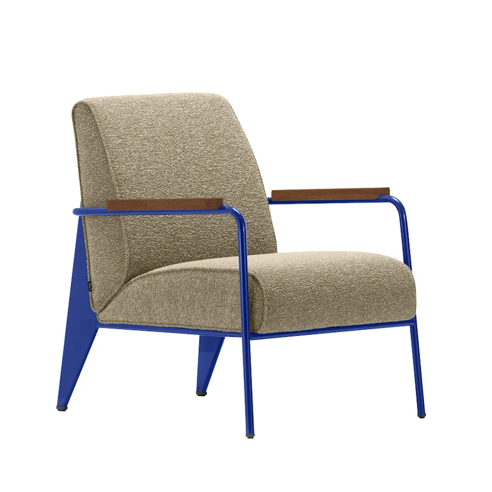 Fauteuil de Salon fåtölj Prouvé Bleu Marcoule