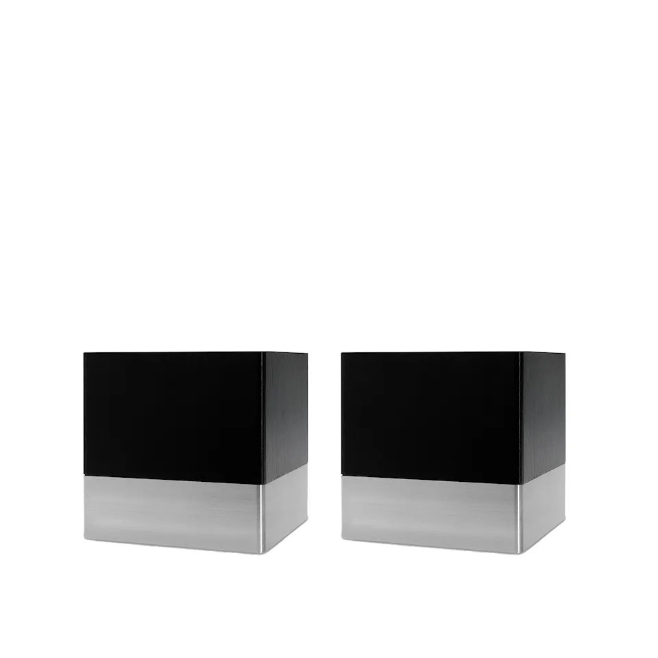 Kubiska Ben 12 x 12 cm, Svart, 2-pack