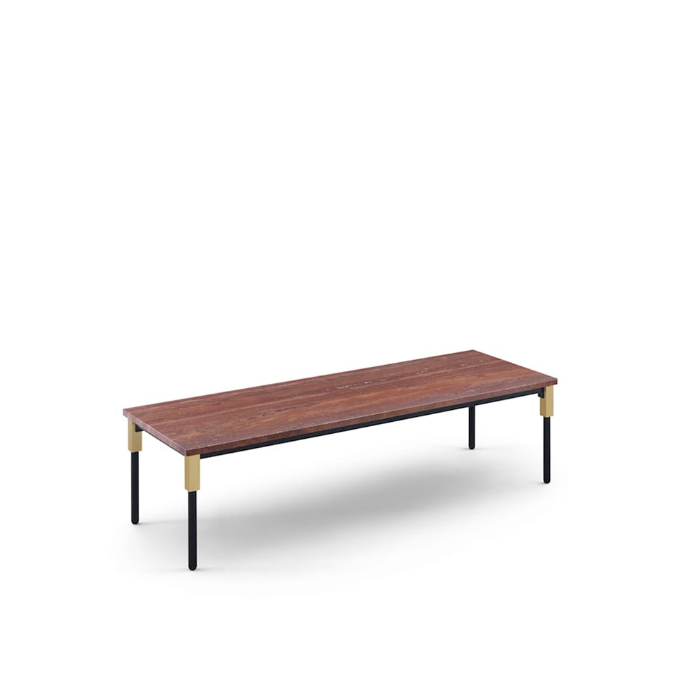 Match Small Table 122 x 42 cm - Travertino Rosso