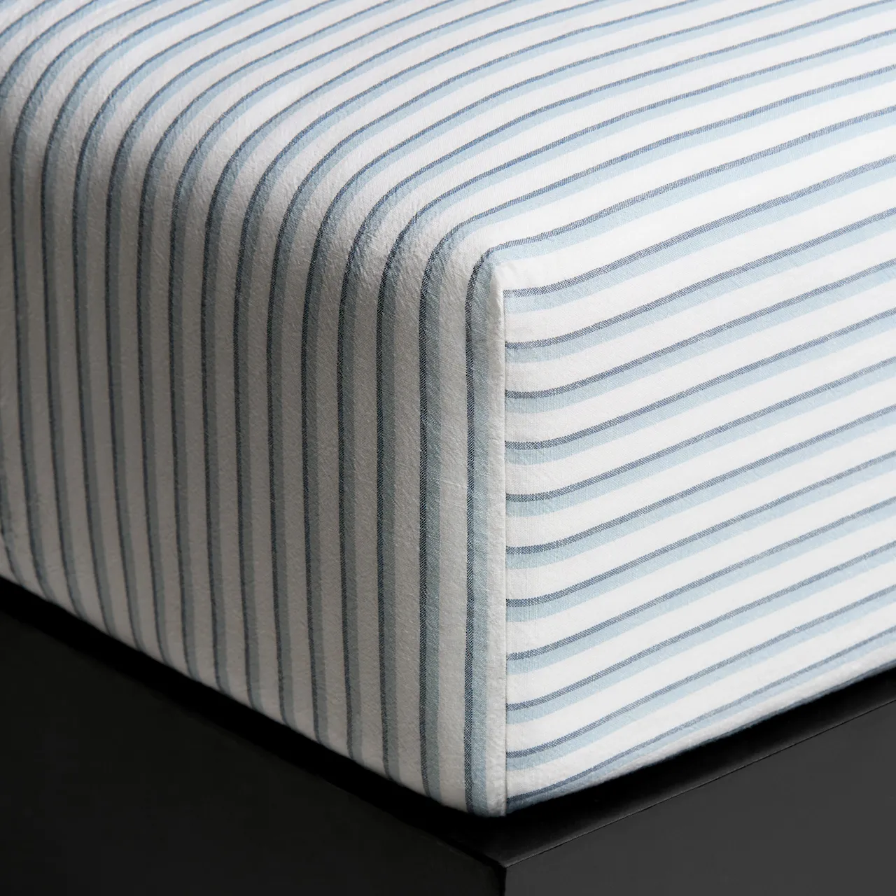 Linen Blend Stripes dra-på-lakan
