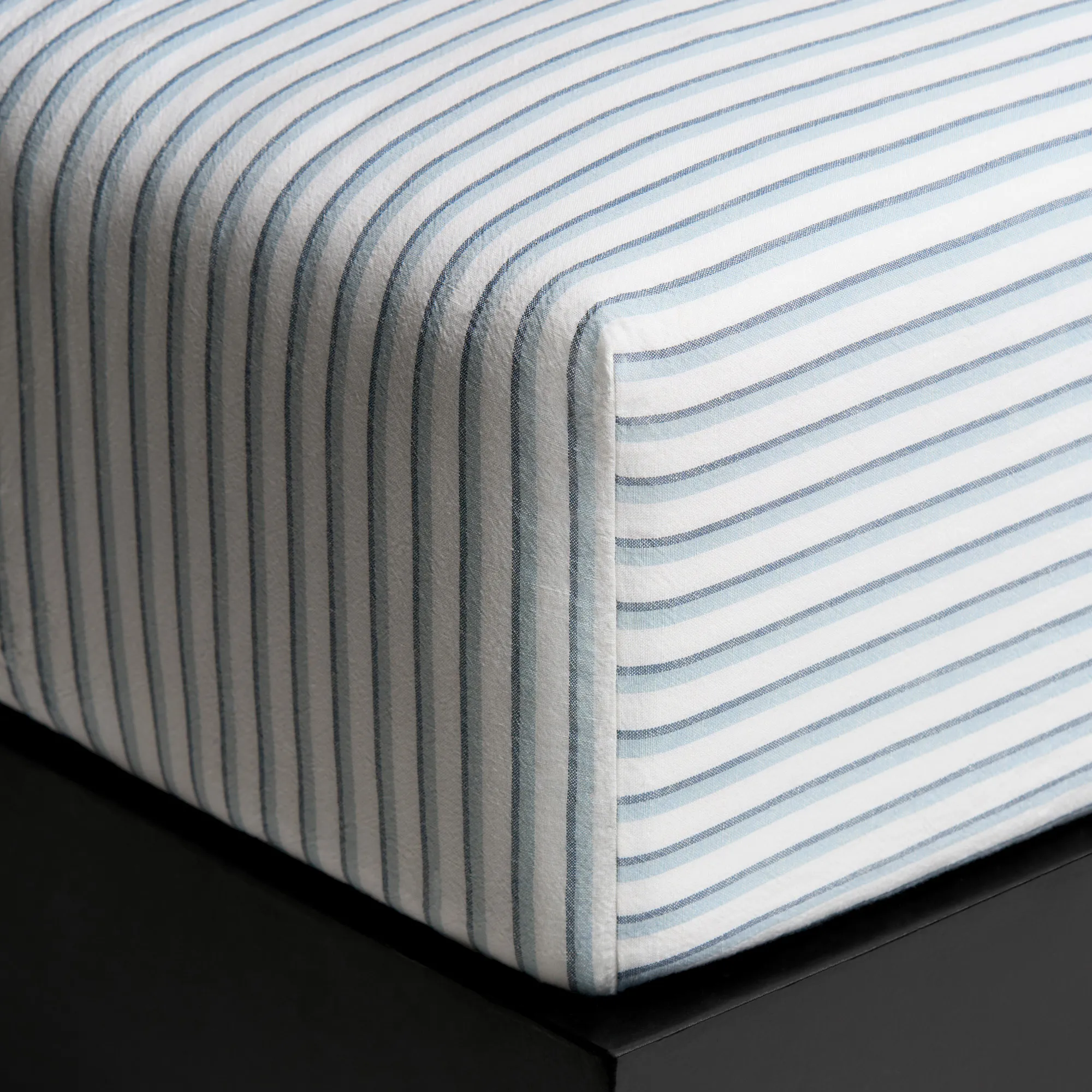 Linen Blend Stripes dra-på-lakan - 2