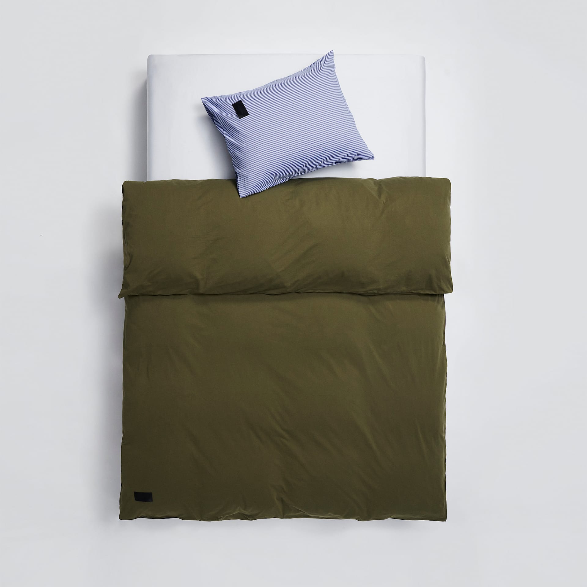 Buy Nude Duvet Cover Jersey - Washed Army Green from Magniberg | NO GA