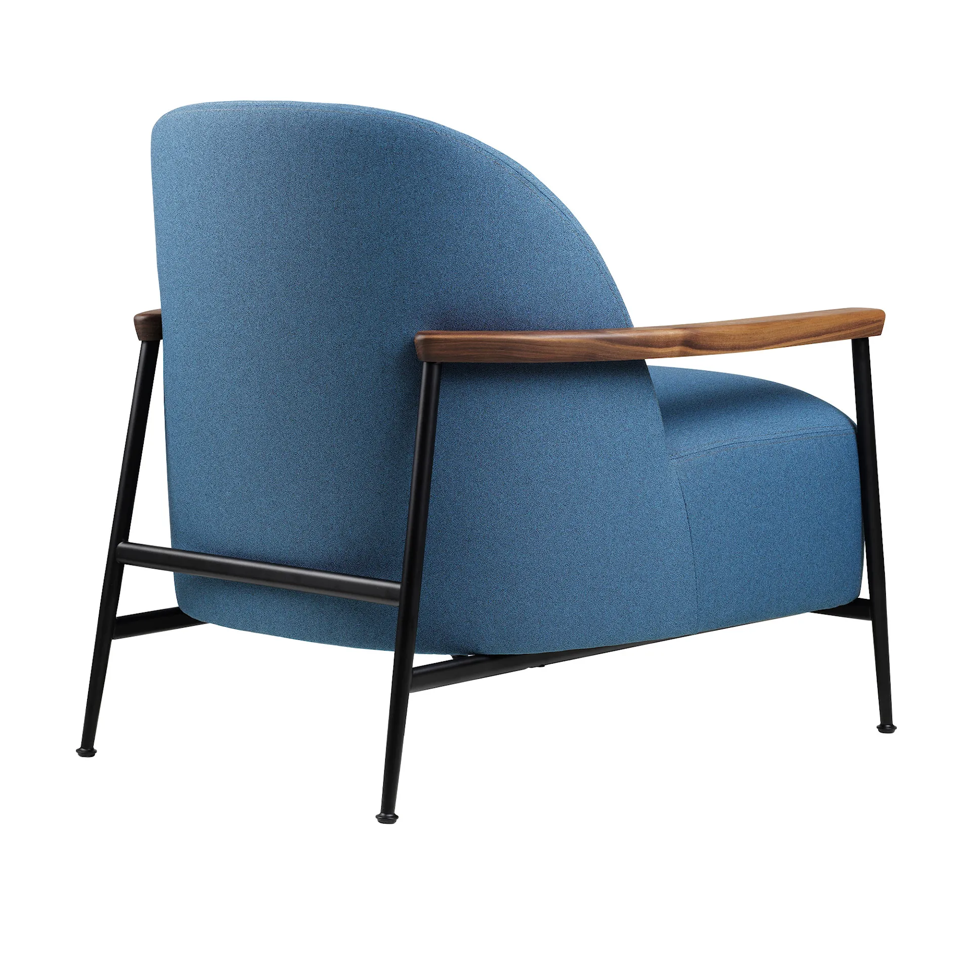 Sejour Lounge Chair Walnut - Med armstöd - Gubi - GamFratesi - NO GA