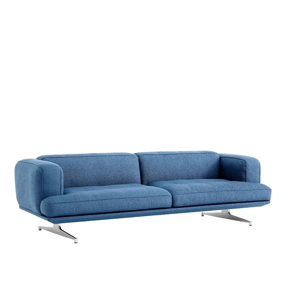 Inland AV23 3-sitssoffa aluminium