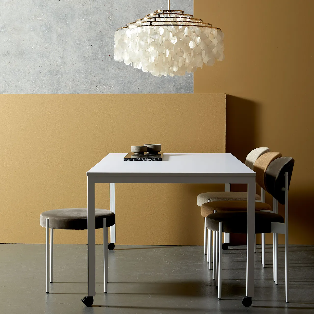 Panton Move Table White