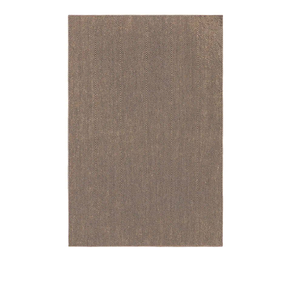 Jute Herringbone Natural/Brown matta