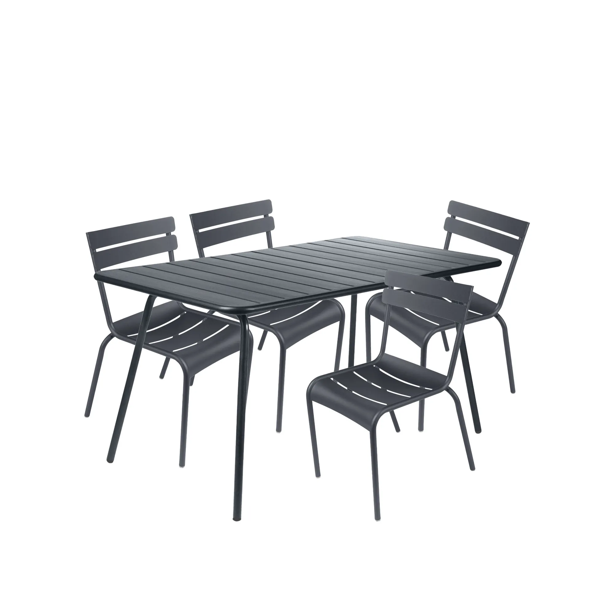 Luxembourg Matgrupp Bord 143 x 80 cm & 4 st Stolar - 1