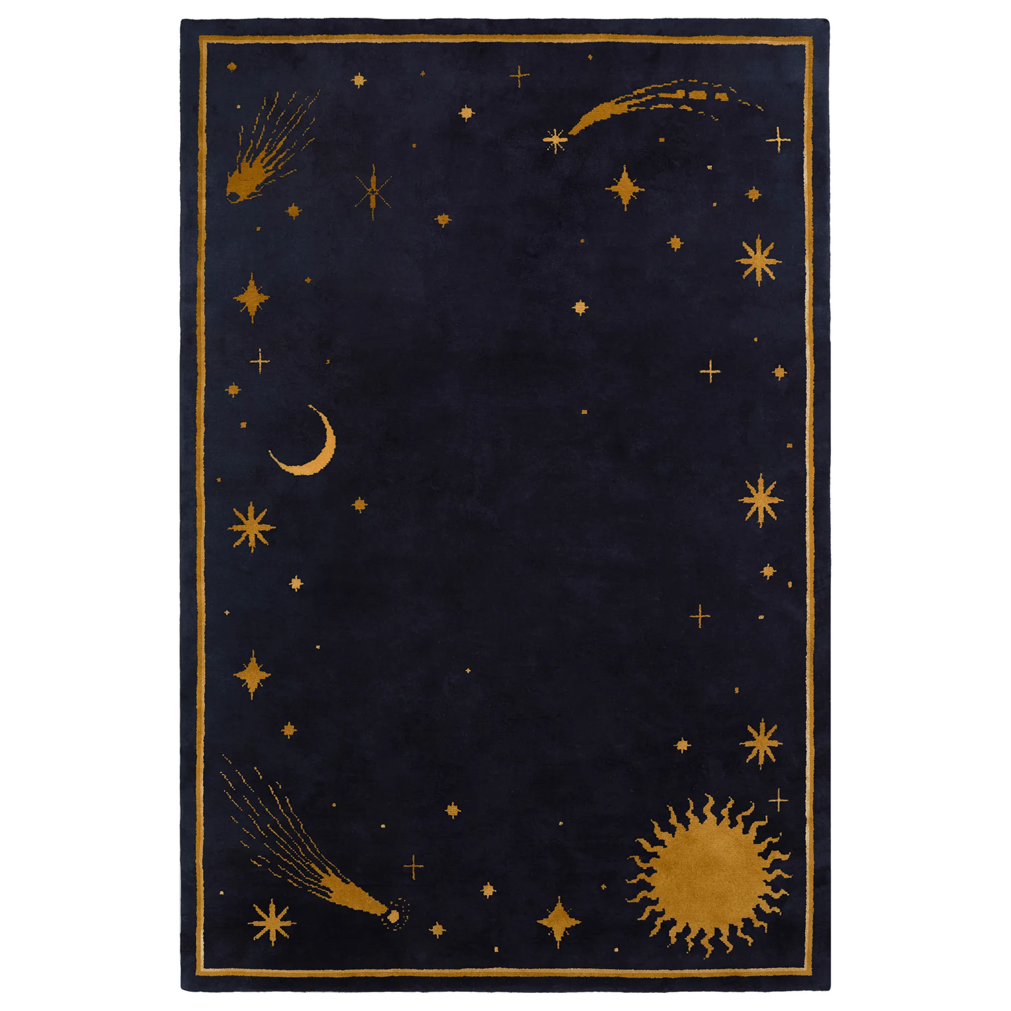 Celestial Deep Navy/Ochre ullmatta - 1