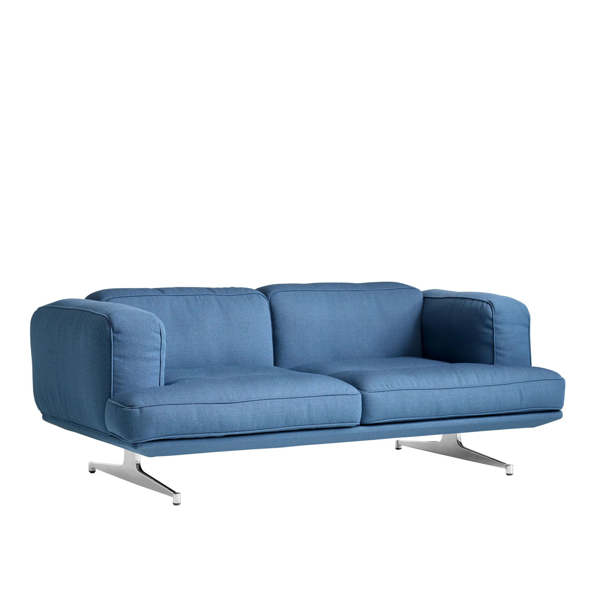 Inland AV22 2-sits soffa polerad aluminium ben - 1