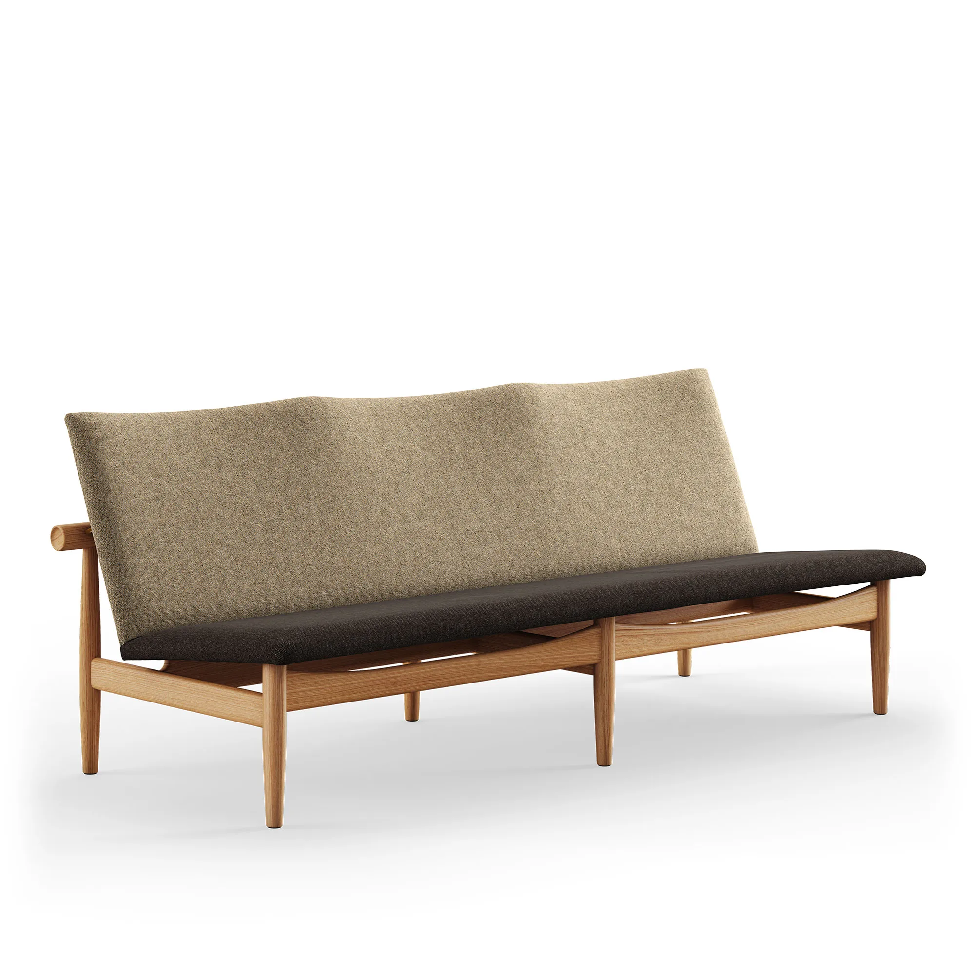 Japan soffa 3 sits Dark oiled oak - 1
