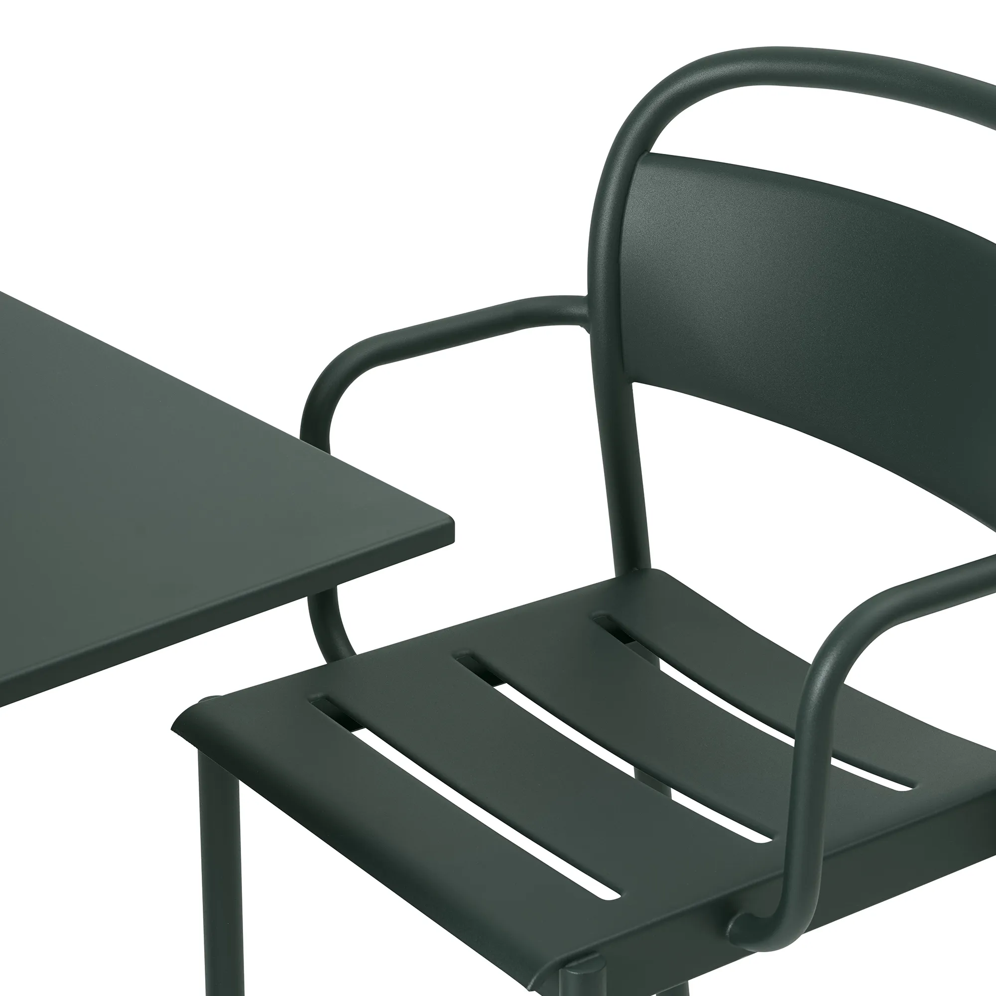 Linear Steel karmstol utomhus - 9