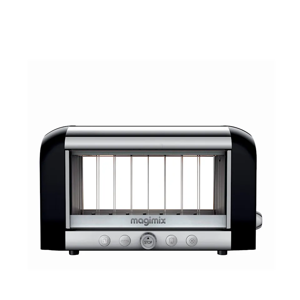 Vision Toaster - Black/Steel