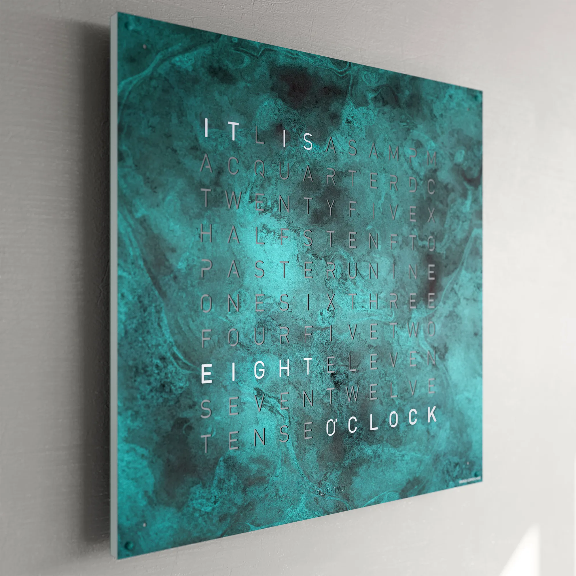 Qlocktwo Earth 45 Creator's Edition – Vintage Copper - 4