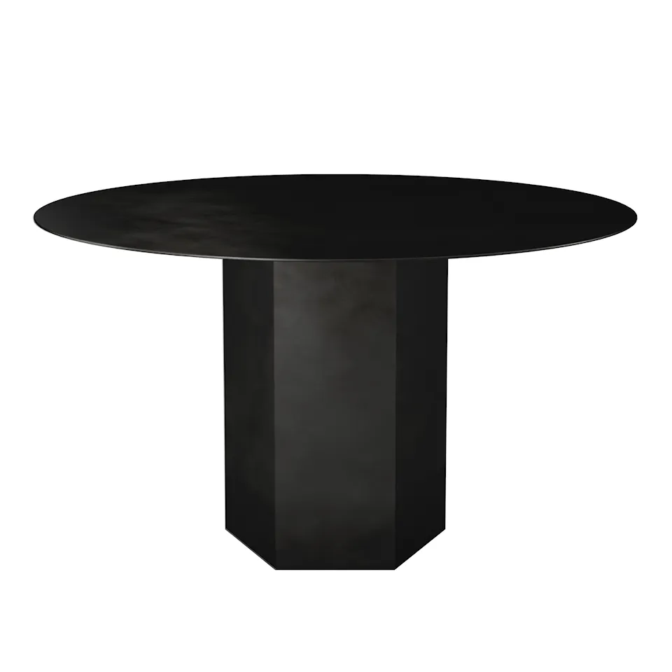 Epic Dining Table Round Ø130 Steel, Midnight Black