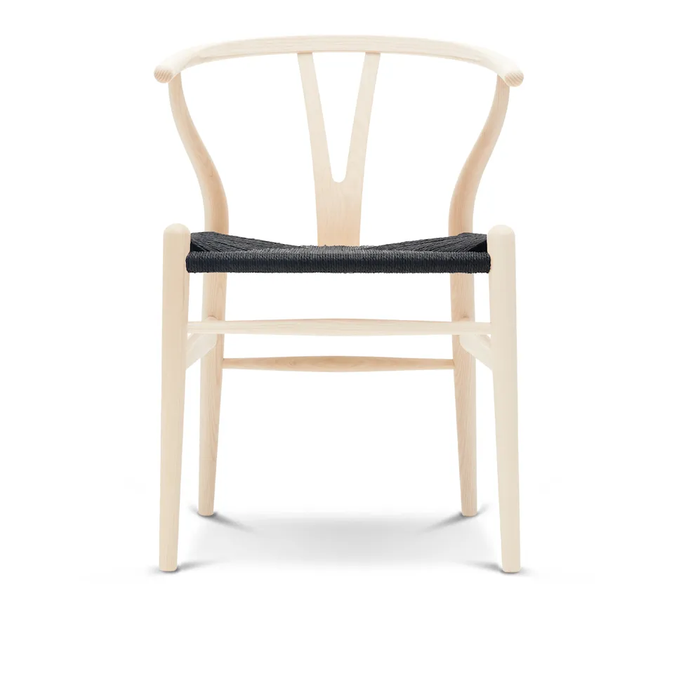 CH24 Y-stolen ask/svartflätat papperssnöre