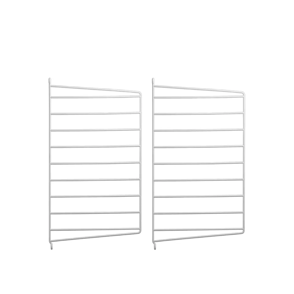Väggavel 50 x 30 cm 2-pack vit