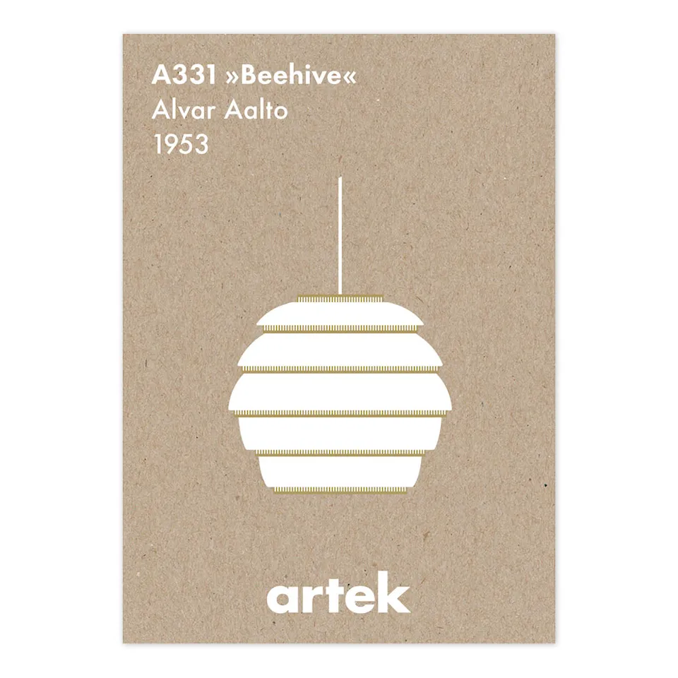 Icon poster Beehive A331 Alvar Aalto