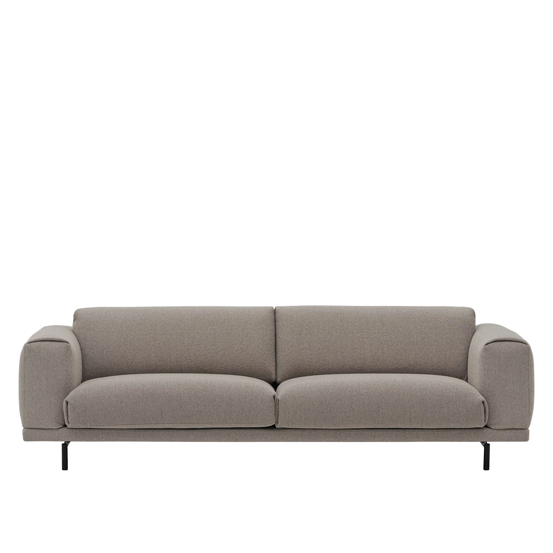 Rest soffa 3-sits svart metallbas - Muuto - Anderssen & Voll  - NO GA