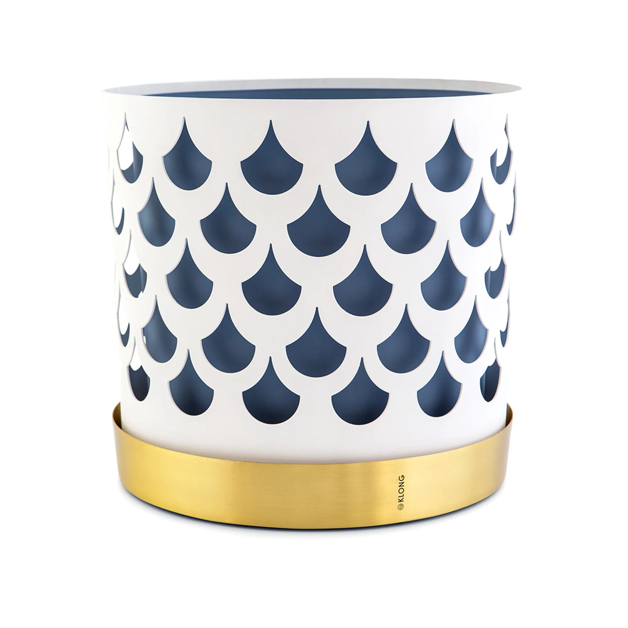 Trio Flower Pot Drop - Vit - 1