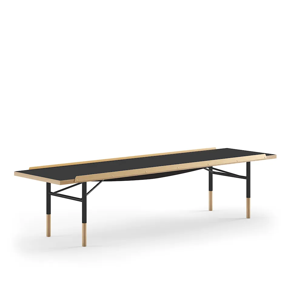 Table Bench bänk Large med mässingskanter