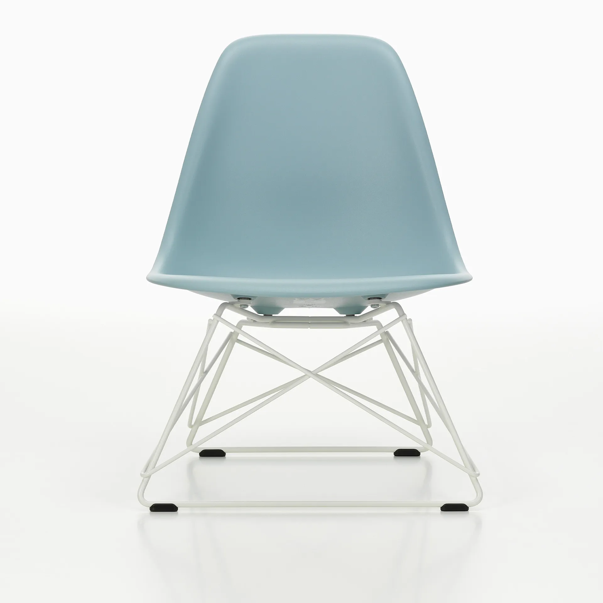 Eames RE Plastic Side Chair LSR stol White - Vitra - Charles & Ray Eames - NO GA