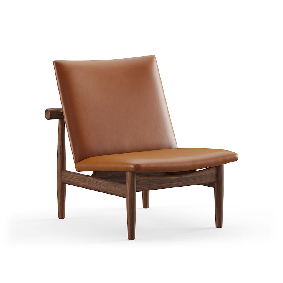 Japan Chair, Oak, Leather Group 2, Nevada NV2488S Cognac