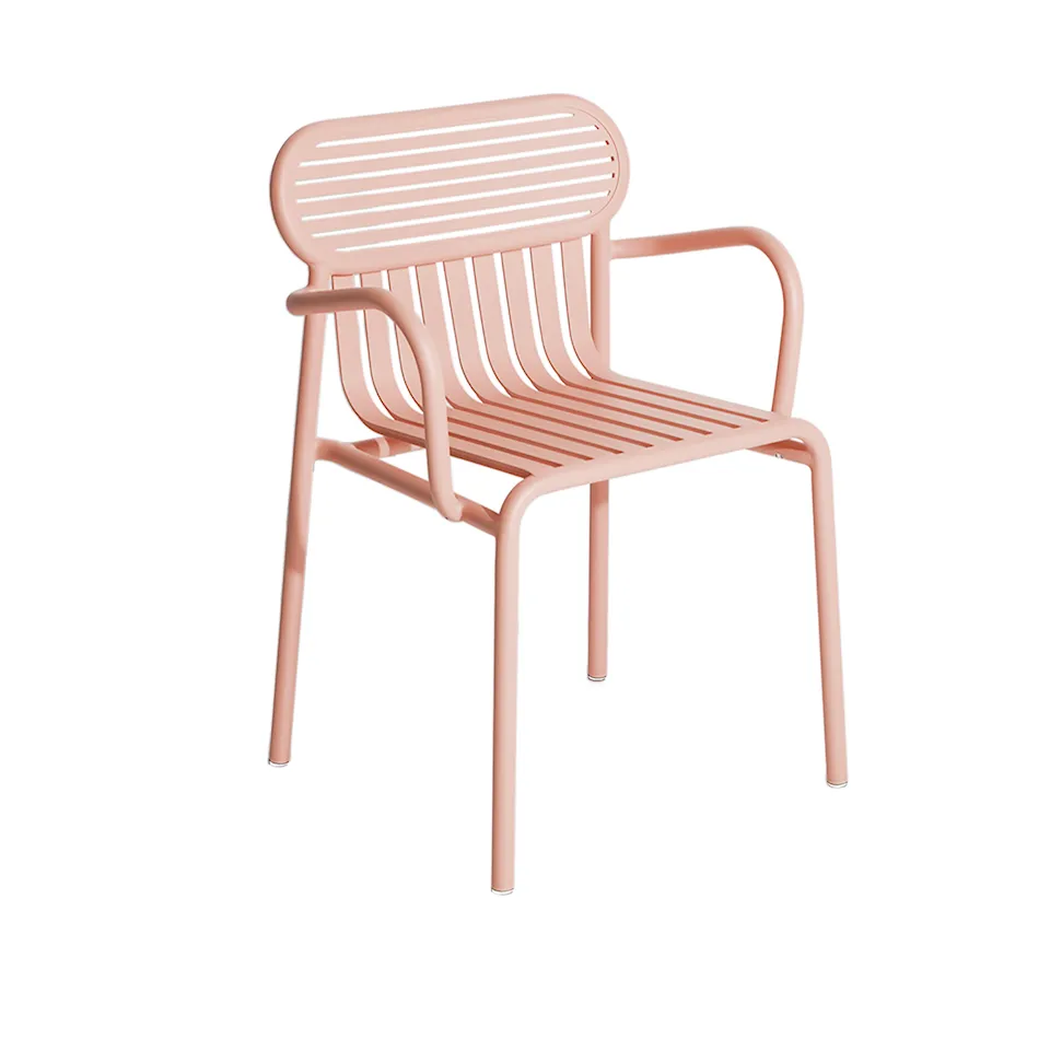 Week-End Chair With Armrests, Blush