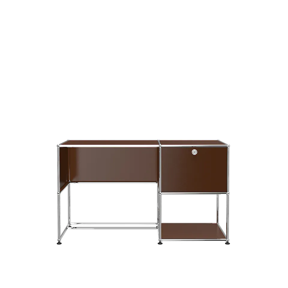 USM Haller 107 Desk, Brown