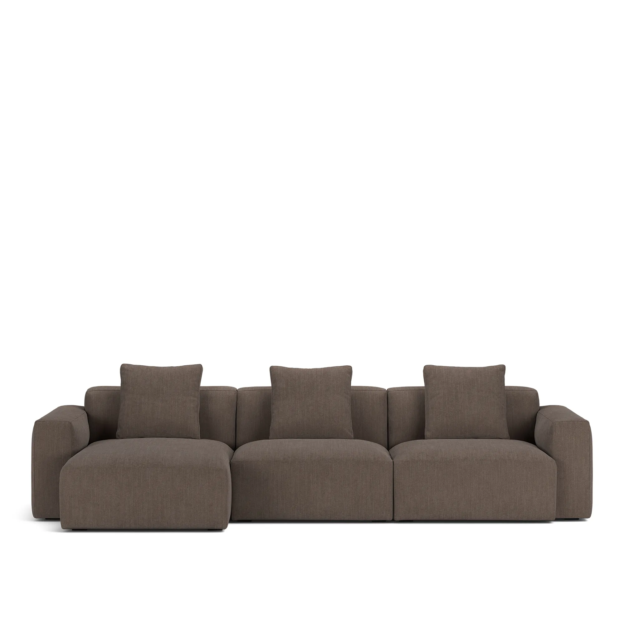 Brick 3-sitssoffa schäslong vänster - 10
