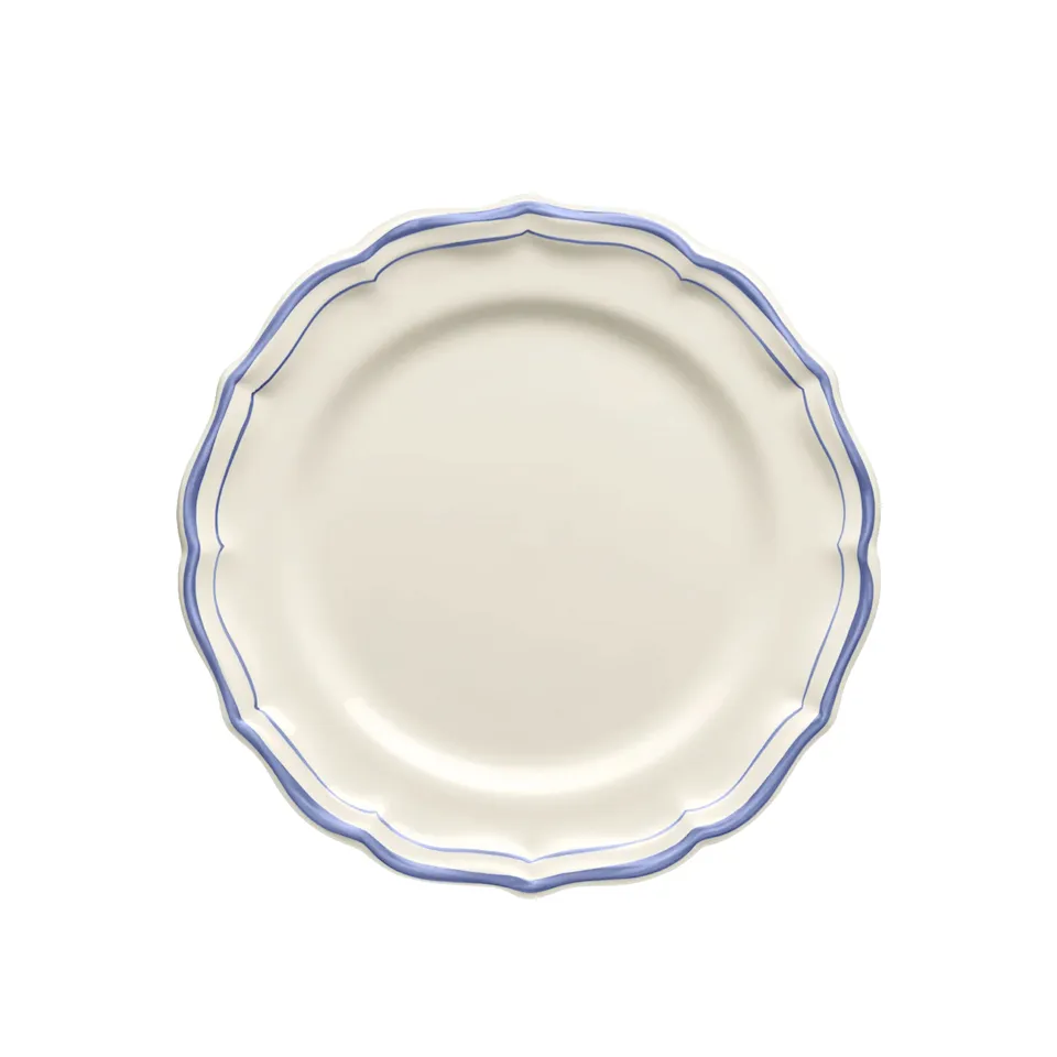 Filet desserttallrik 4-pack blå