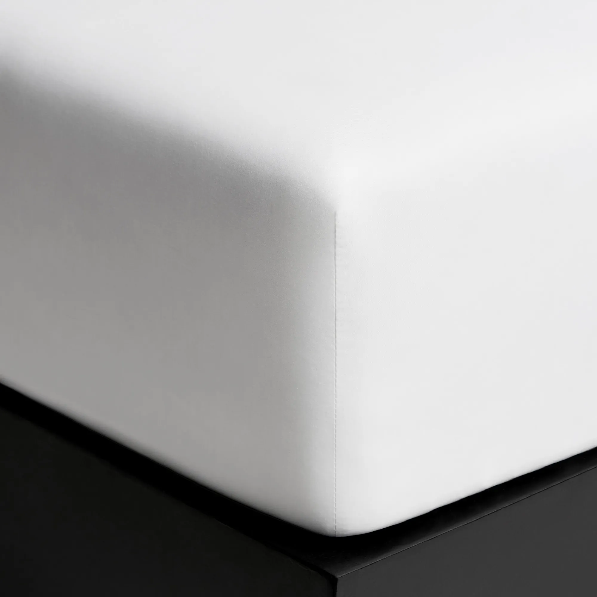 Percale Crisp White dra-på-lakan - 3