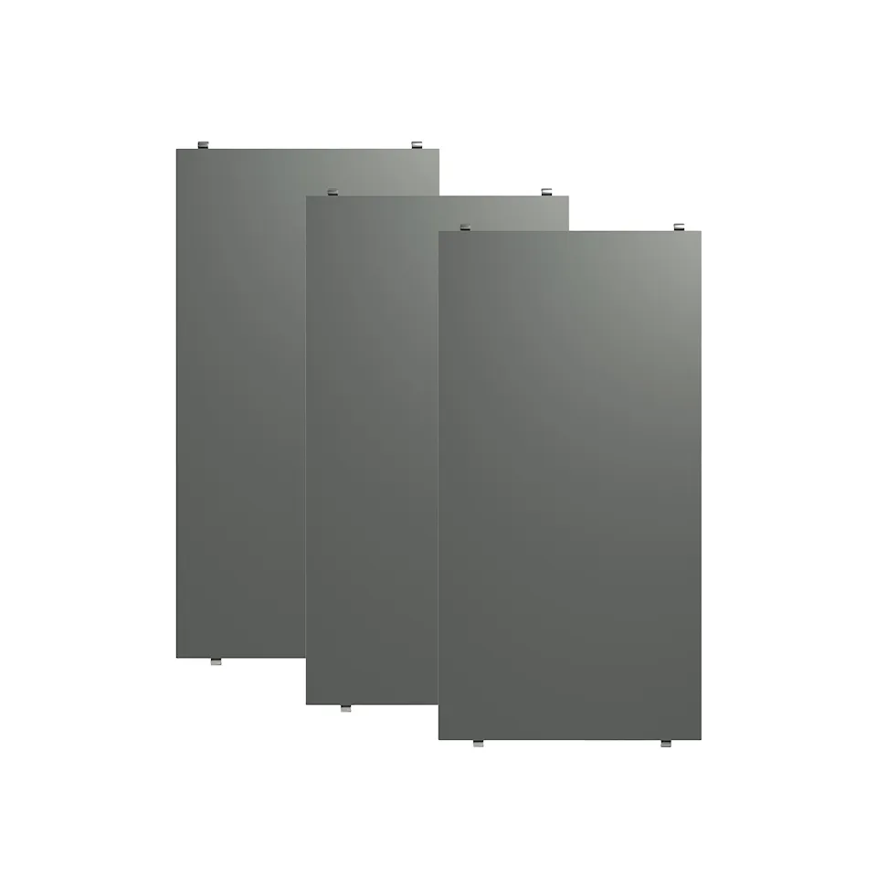 Hyllplan 58 x 30 cm 3-pack mörkgrå