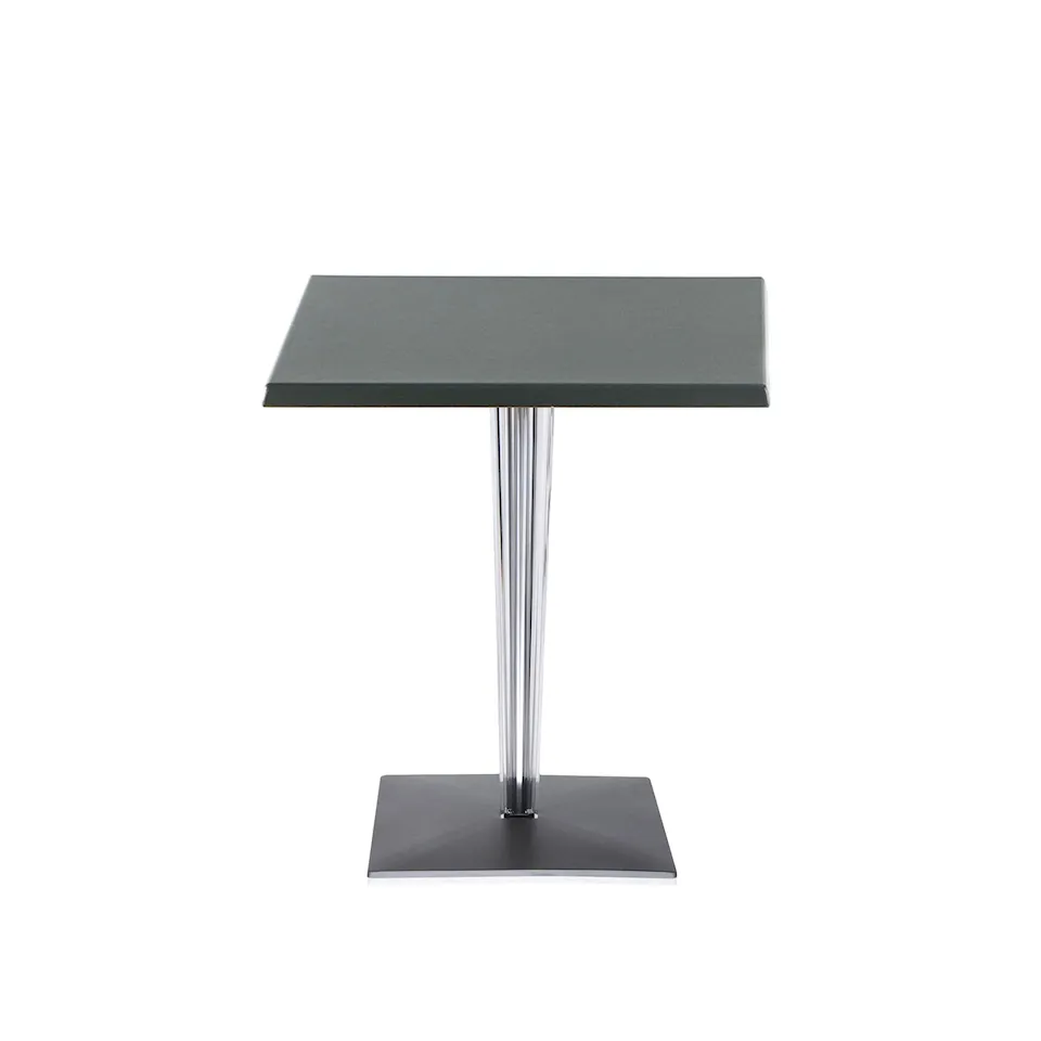 Top Top Table 4211 60x60, Aluminium Melamine Top, Square Base