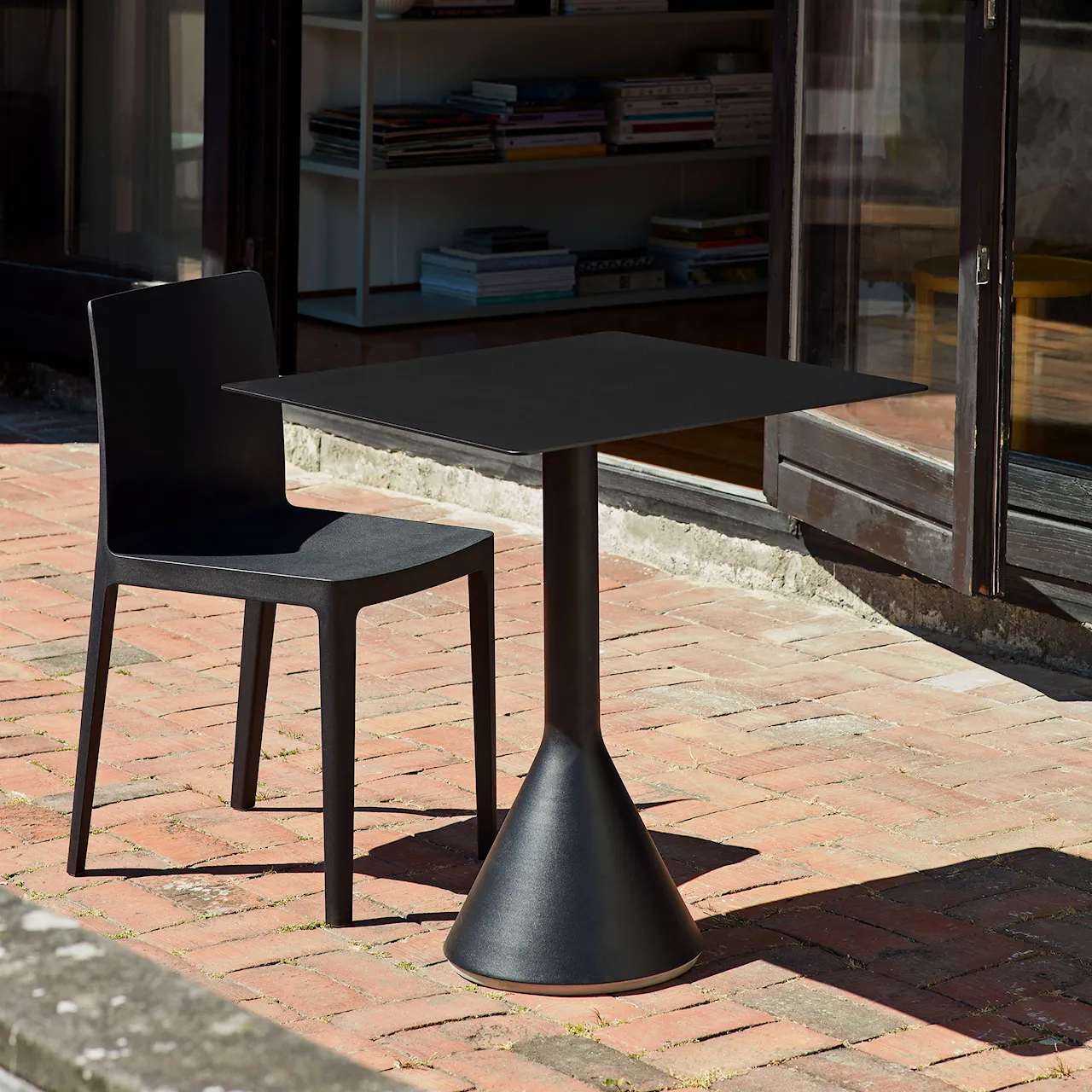 Palissade cone bord square - Anthracite - 65x65 cm