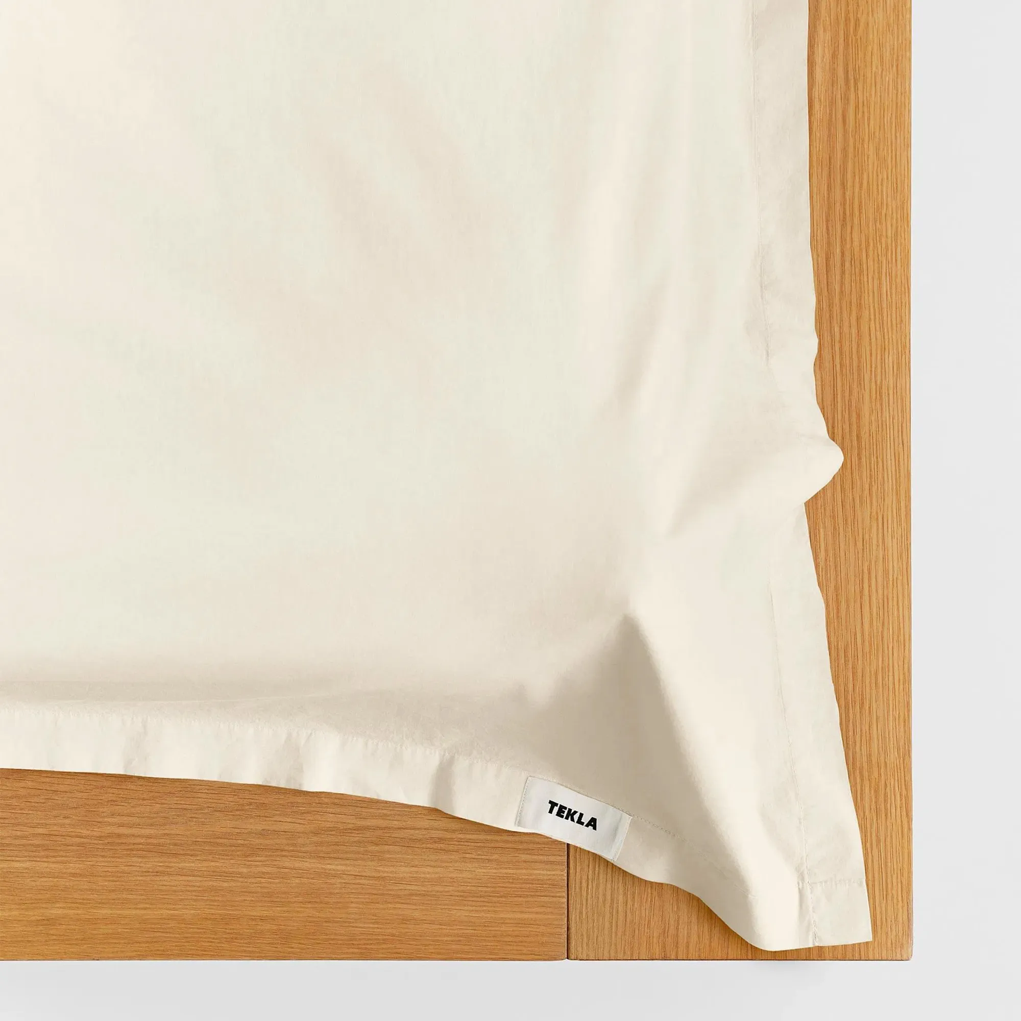 Percale Solid Winter White underlakan - 3