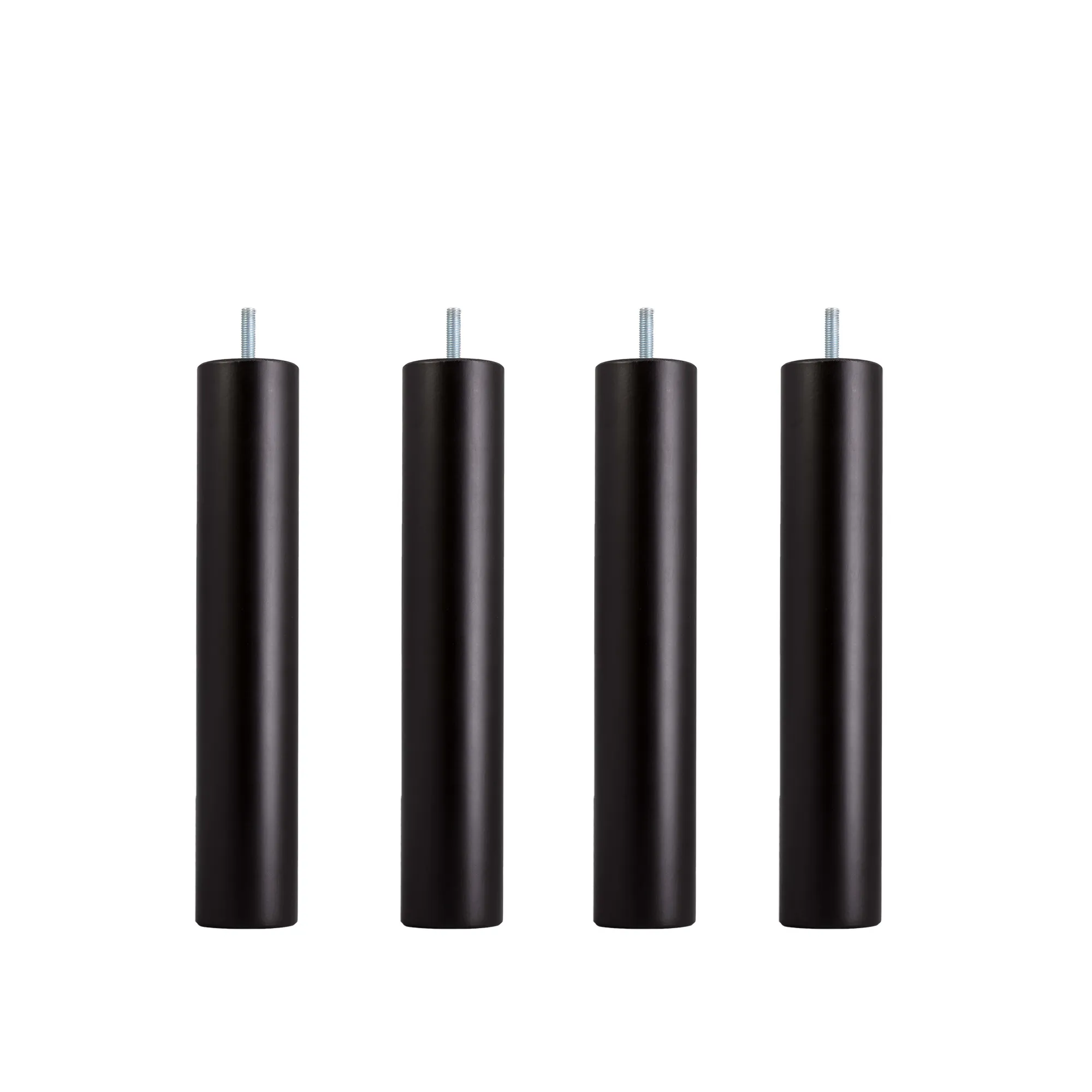 Dux SC sängben rund svart 4-pack - 1