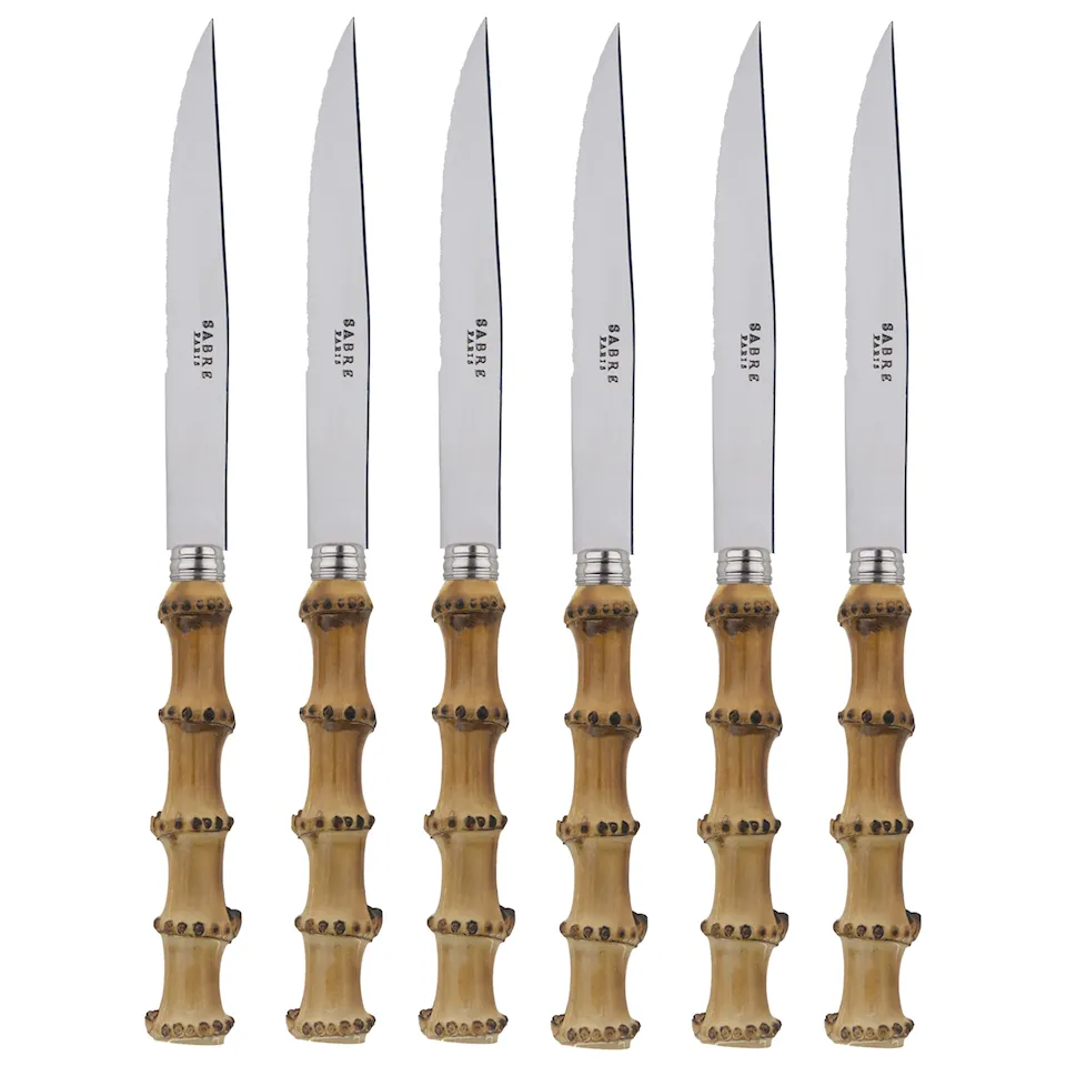 Panda Light Bamboo stekknivar 6-pack
