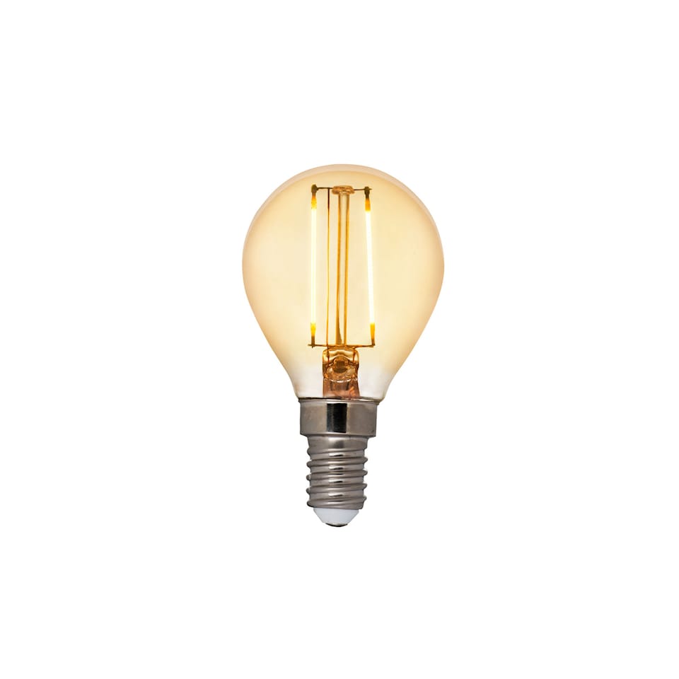 Filament LED Globe Amber 5W E14
