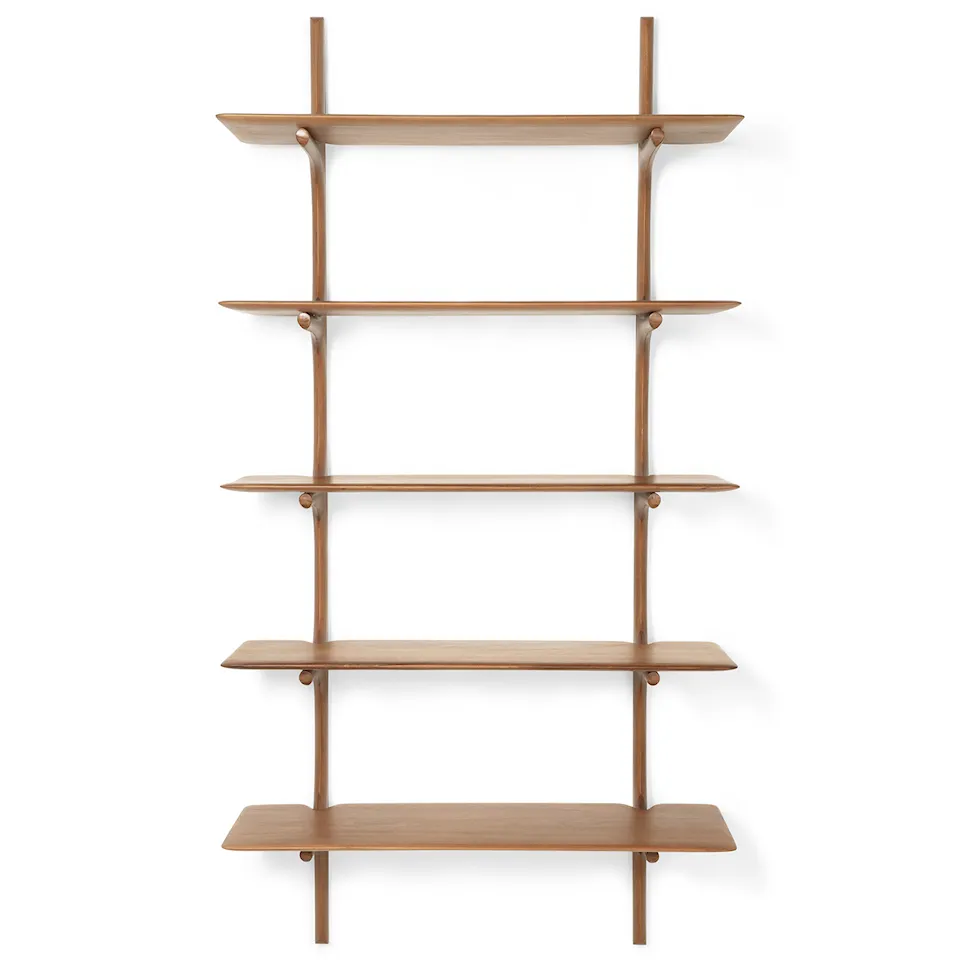 PI Wall Shelf Mahogany